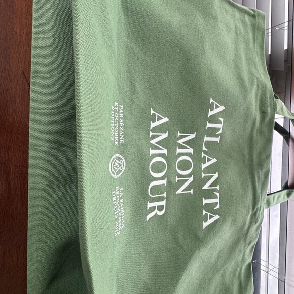 Sezane Atlanta Mon Amour cloth shopping bag/tote - Collectors Item - NWOT - Picture 5 of 5